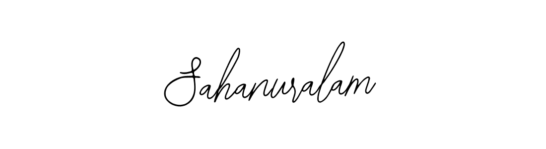 You should practise on your own different ways (Bearetta-2O07w) to write your name (Sahanuralam) in signature. don't let someone else do it for you. Sahanuralam signature style 12 images and pictures png