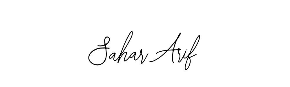 Also we have Sahar Arif name is the best signature style. Create professional handwritten signature collection using Bearetta-2O07w autograph style. Sahar Arif signature style 12 images and pictures png