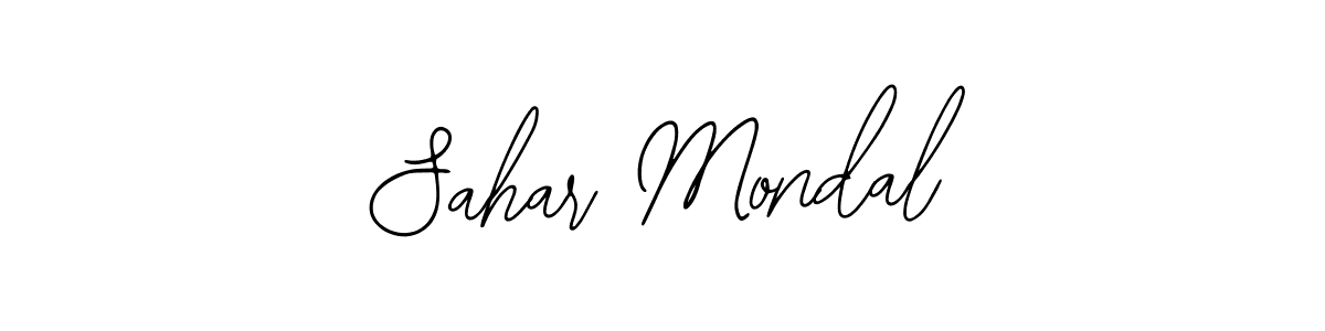 Create a beautiful signature design for name Sahar Mondal. With this signature (Bearetta-2O07w) fonts, you can make a handwritten signature for free. Sahar Mondal signature style 12 images and pictures png