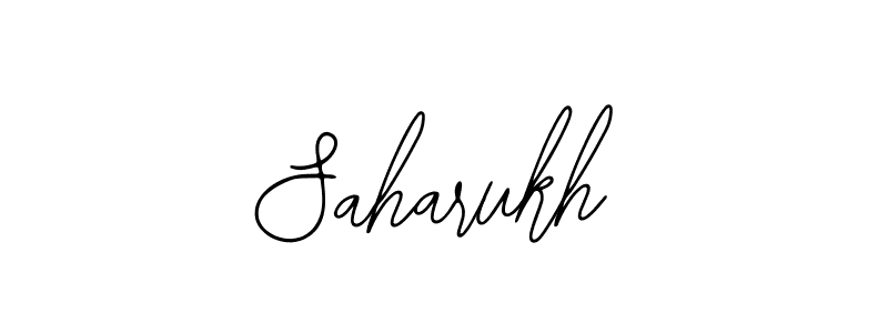 How to make Saharukh signature? Bearetta-2O07w is a professional autograph style. Create handwritten signature for Saharukh name. Saharukh signature style 12 images and pictures png