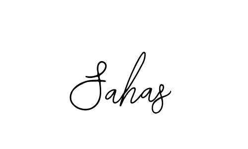 Make a beautiful signature design for name Sahas. With this signature (Bearetta-2O07w) style, you can create a handwritten signature for free. Sahas signature style 12 images and pictures png