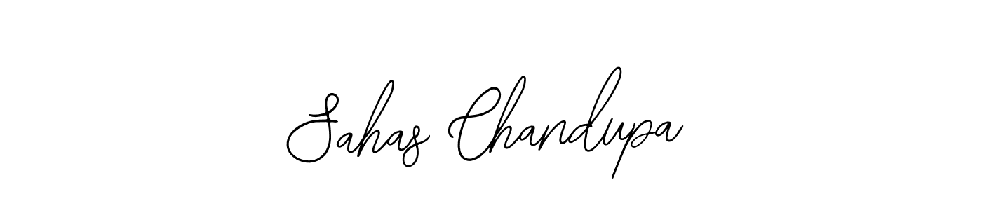 Make a beautiful signature design for name Sahas Chandupa. Use this online signature maker to create a handwritten signature for free. Sahas Chandupa signature style 12 images and pictures png