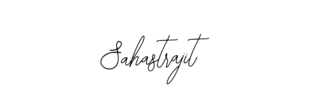 How to make Sahastrajit name signature. Use Bearetta-2O07w style for creating short signs online. This is the latest handwritten sign. Sahastrajit signature style 12 images and pictures png