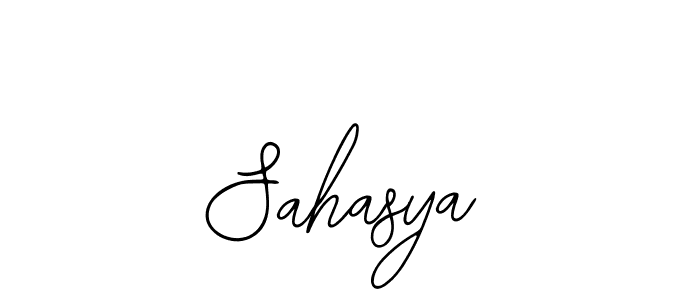 if you are searching for the best signature style for your name Sahasya. so please give up your signature search. here we have designed multiple signature styles  using Bearetta-2O07w. Sahasya signature style 12 images and pictures png