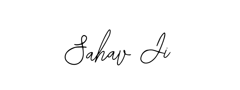 Create a beautiful signature design for name Sahav Ji. With this signature (Bearetta-2O07w) fonts, you can make a handwritten signature for free. Sahav Ji signature style 12 images and pictures png