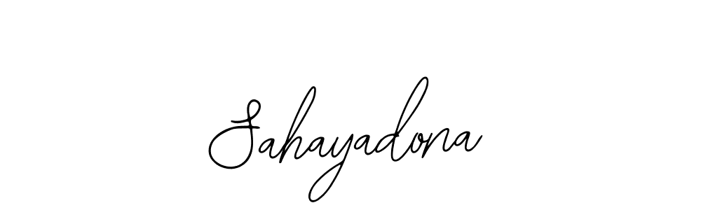 Here are the top 10 professional signature styles for the name Sahayadona. These are the best autograph styles you can use for your name. Sahayadona signature style 12 images and pictures png