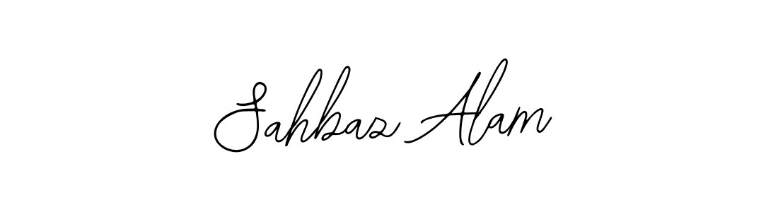 How to make Sahbaz Alam signature? Bearetta-2O07w is a professional autograph style. Create handwritten signature for Sahbaz Alam name. Sahbaz Alam signature style 12 images and pictures png
