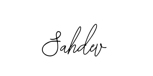 Also You can easily find your signature by using the search form. We will create Sahdev name handwritten signature images for you free of cost using Bearetta-2O07w sign style. Sahdev signature style 12 images and pictures png
