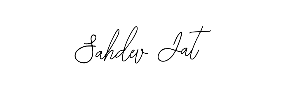 Sahdev Jat stylish signature style. Best Handwritten Sign (Bearetta-2O07w) for my name. Handwritten Signature Collection Ideas for my name Sahdev Jat. Sahdev Jat signature style 12 images and pictures png