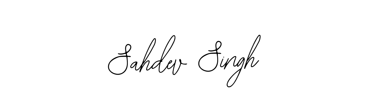 Design your own signature with our free online signature maker. With this signature software, you can create a handwritten (Bearetta-2O07w) signature for name Sahdev Singh. Sahdev Singh signature style 12 images and pictures png
