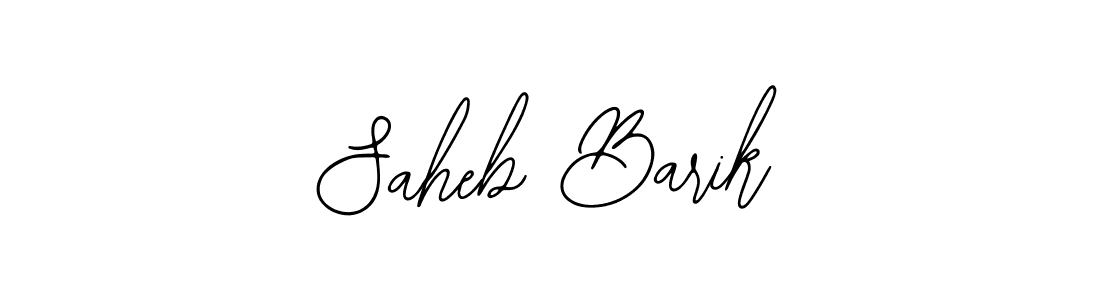 Also You can easily find your signature by using the search form. We will create Saheb Barik name handwritten signature images for you free of cost using Bearetta-2O07w sign style. Saheb Barik signature style 12 images and pictures png