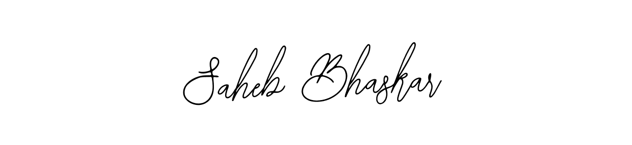 Use a signature maker to create a handwritten signature online. With this signature software, you can design (Bearetta-2O07w) your own signature for name Saheb Bhaskar. Saheb Bhaskar signature style 12 images and pictures png