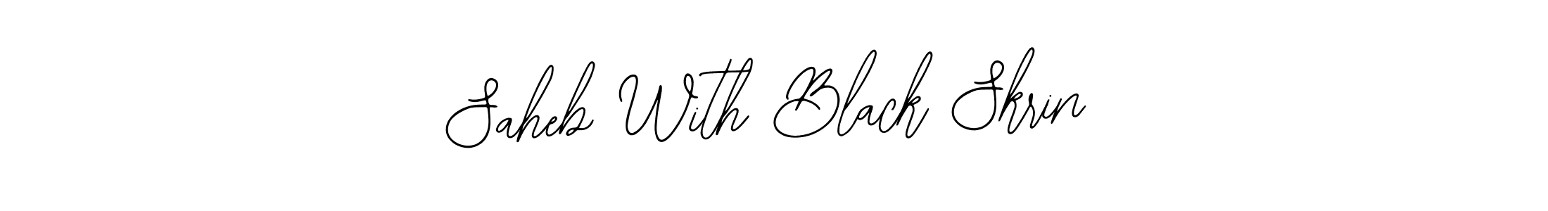 Similarly Bearetta-2O07w is the best handwritten signature design. Signature creator online .You can use it as an online autograph creator for name Saheb With Black Skrin. Saheb With Black Skrin signature style 12 images and pictures png