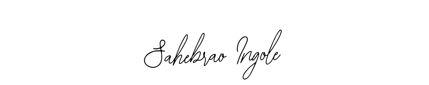 Make a beautiful signature design for name Sahebrao Ingole. With this signature (Bearetta-2O07w) style, you can create a handwritten signature for free. Sahebrao Ingole signature style 12 images and pictures png