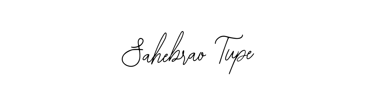 Design your own signature with our free online signature maker. With this signature software, you can create a handwritten (Bearetta-2O07w) signature for name Sahebrao Tupe. Sahebrao Tupe signature style 12 images and pictures png