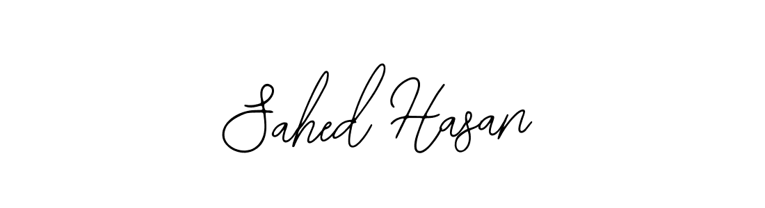 Create a beautiful signature design for name Sahed Hasan. With this signature (Bearetta-2O07w) fonts, you can make a handwritten signature for free. Sahed Hasan signature style 12 images and pictures png