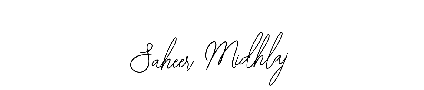 Create a beautiful signature design for name Saheer Midhlaj. With this signature (Bearetta-2O07w) fonts, you can make a handwritten signature for free. Saheer Midhlaj signature style 12 images and pictures png