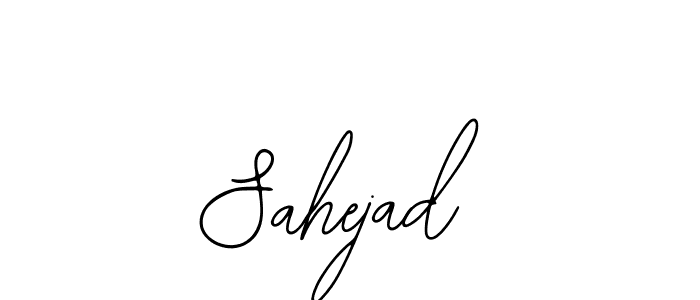 You should practise on your own different ways (Bearetta-2O07w) to write your name (Sahejad) in signature. don't let someone else do it for you. Sahejad signature style 12 images and pictures png