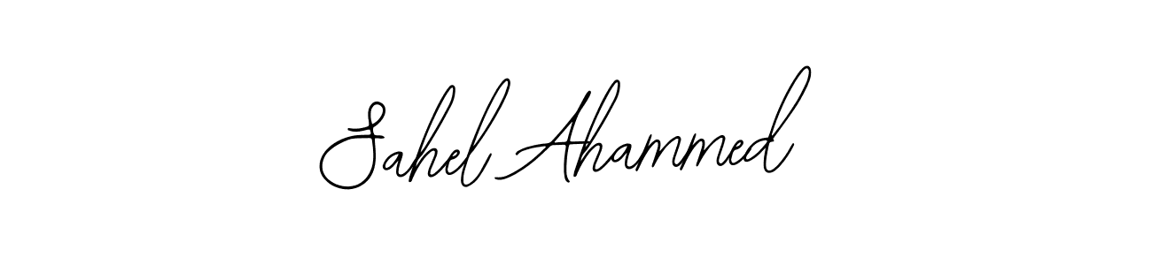 The best way (Bearetta-2O07w) to make a short signature is to pick only two or three words in your name. The name Sahel Ahammed include a total of six letters. For converting this name. Sahel Ahammed signature style 12 images and pictures png