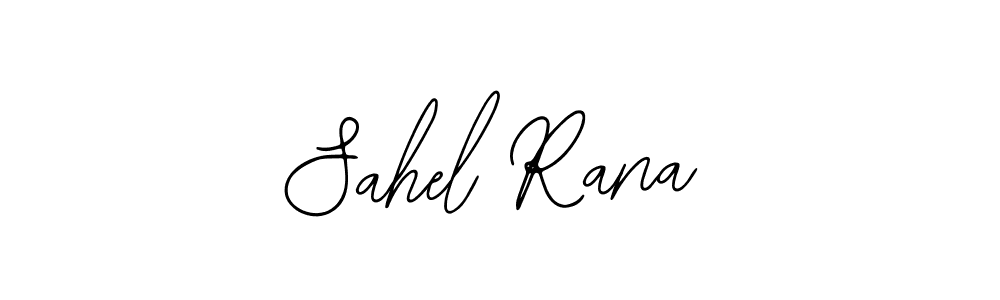 Also You can easily find your signature by using the search form. We will create Sahel Rana name handwritten signature images for you free of cost using Bearetta-2O07w sign style. Sahel Rana signature style 12 images and pictures png