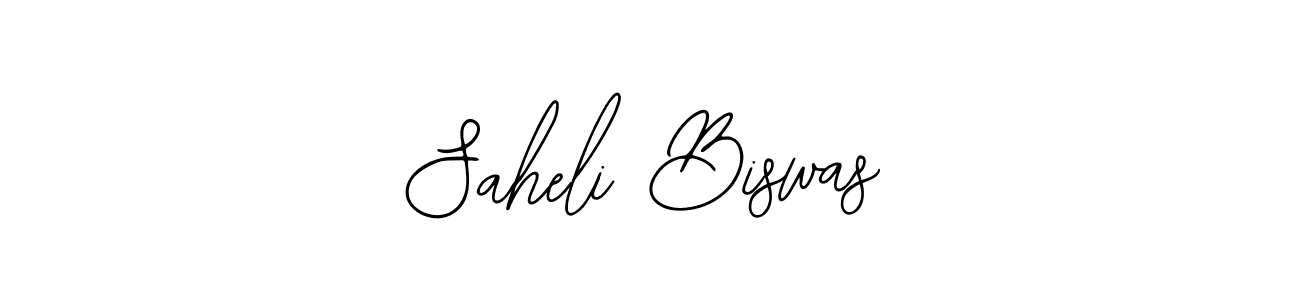 How to make Saheli Biswas signature? Bearetta-2O07w is a professional autograph style. Create handwritten signature for Saheli Biswas name. Saheli Biswas signature style 12 images and pictures png