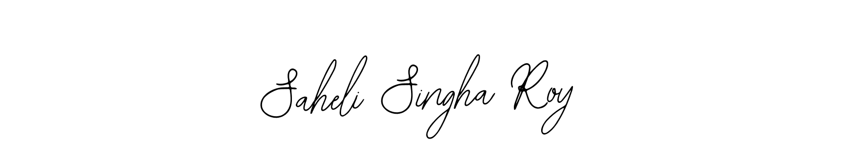 Use a signature maker to create a handwritten signature online. With this signature software, you can design (Bearetta-2O07w) your own signature for name Saheli Singha Roy. Saheli Singha Roy signature style 12 images and pictures png