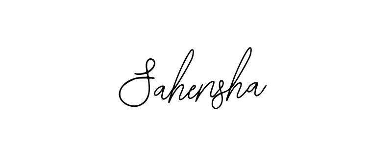 Create a beautiful signature design for name Sahensha. With this signature (Bearetta-2O07w) fonts, you can make a handwritten signature for free. Sahensha signature style 12 images and pictures png