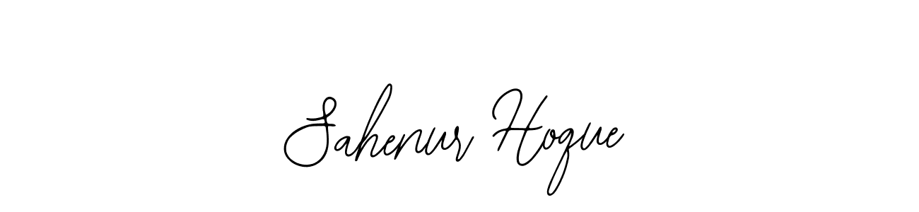 Bearetta-2O07w is a professional signature style that is perfect for those who want to add a touch of class to their signature. It is also a great choice for those who want to make their signature more unique. Get Sahenur Hoque name to fancy signature for free. Sahenur Hoque signature style 12 images and pictures png