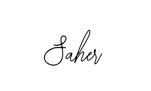 The best way (Bearetta-2O07w) to make a short signature is to pick only two or three words in your name. The name Saher include a total of six letters. For converting this name. Saher signature style 12 images and pictures png