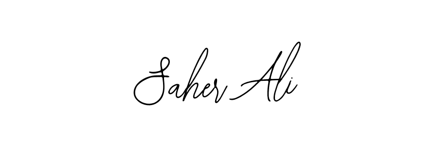 Saher Ali stylish signature style. Best Handwritten Sign (Bearetta-2O07w) for my name. Handwritten Signature Collection Ideas for my name Saher Ali. Saher Ali signature style 12 images and pictures png