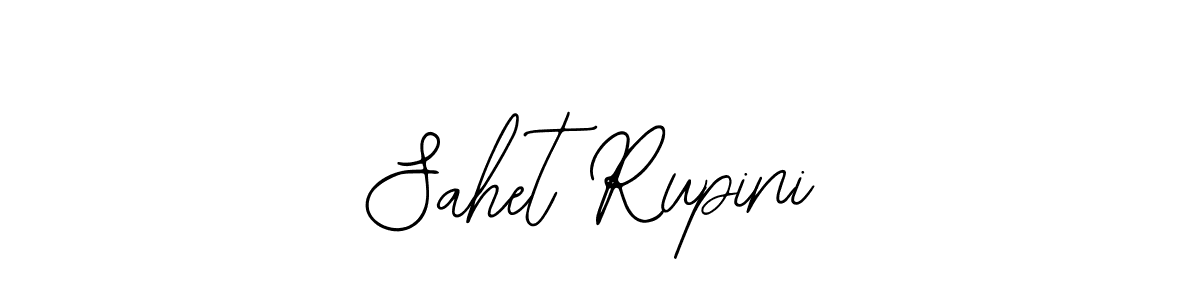 Design your own signature with our free online signature maker. With this signature software, you can create a handwritten (Bearetta-2O07w) signature for name Sahet Rupini. Sahet Rupini signature style 12 images and pictures png