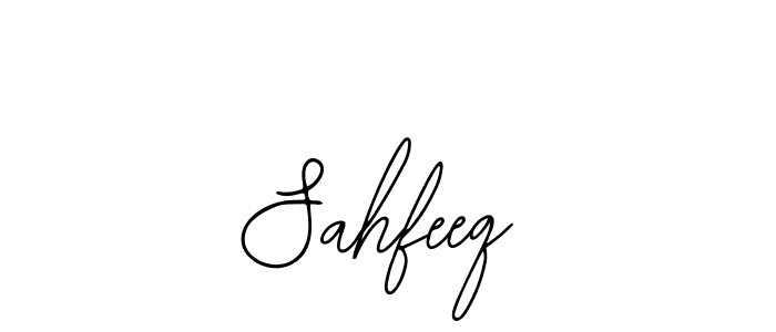 It looks lik you need a new signature style for name Sahfeeq. Design unique handwritten (Bearetta-2O07w) signature with our free signature maker in just a few clicks. Sahfeeq signature style 12 images and pictures png