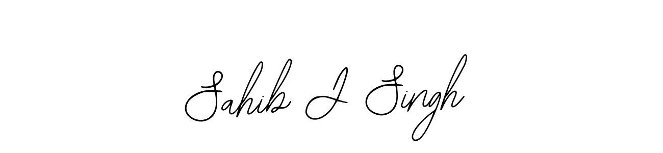 How to make Sahib J Singh signature? Bearetta-2O07w is a professional autograph style. Create handwritten signature for Sahib J Singh name. Sahib J Singh signature style 12 images and pictures png