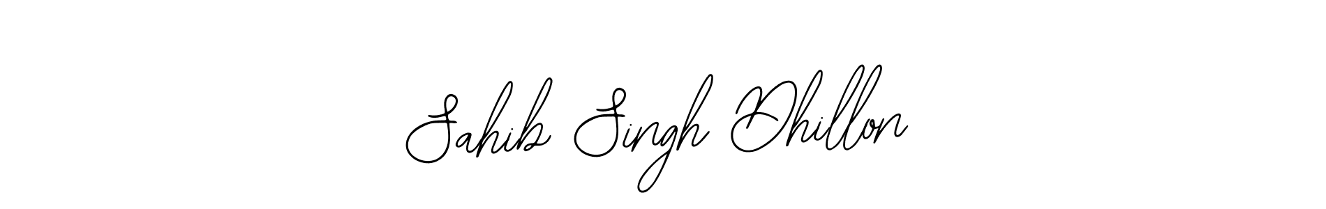 How to make Sahib Singh Dhillon name signature. Use Bearetta-2O07w style for creating short signs online. This is the latest handwritten sign. Sahib Singh Dhillon signature style 12 images and pictures png