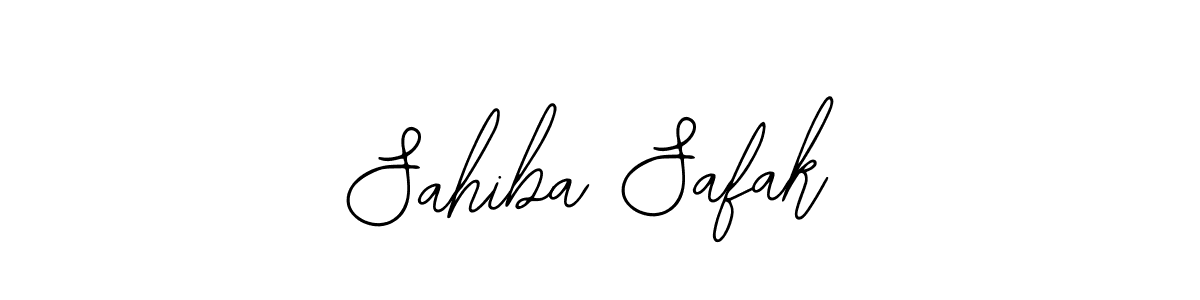 How to make Sahiba Safak signature? Bearetta-2O07w is a professional autograph style. Create handwritten signature for Sahiba Safak name. Sahiba Safak signature style 12 images and pictures png