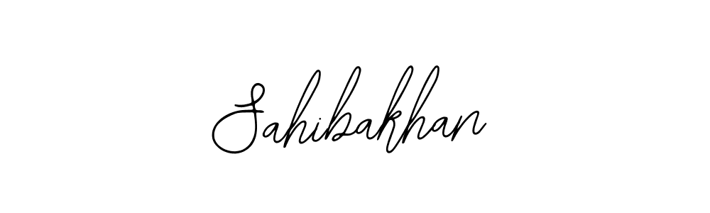 Bearetta-2O07w is a professional signature style that is perfect for those who want to add a touch of class to their signature. It is also a great choice for those who want to make their signature more unique. Get Sahibakhan name to fancy signature for free. Sahibakhan signature style 12 images and pictures png
