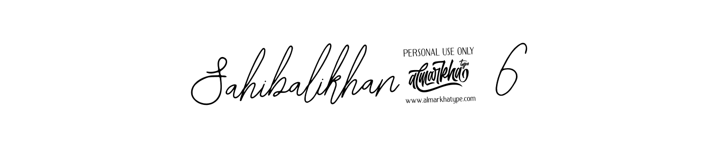 How to make Sahibalikhan786 name signature. Use Bearetta-2O07w style for creating short signs online. This is the latest handwritten sign. Sahibalikhan786 signature style 12 images and pictures png