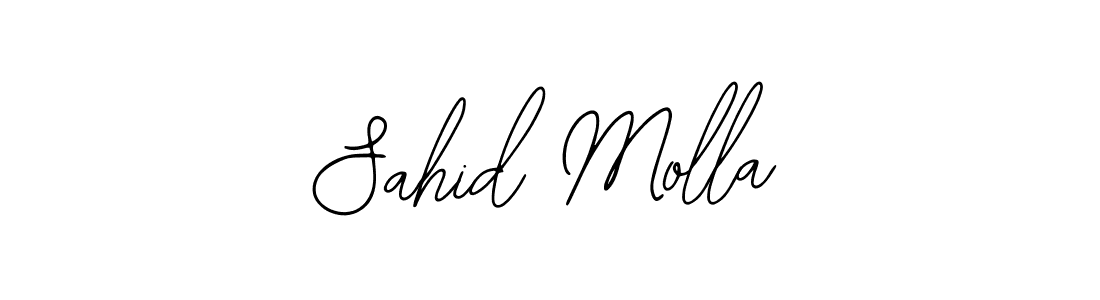 Make a short Sahid Molla signature style. Manage your documents anywhere anytime using Bearetta-2O07w. Create and add eSignatures, submit forms, share and send files easily. Sahid Molla signature style 12 images and pictures png