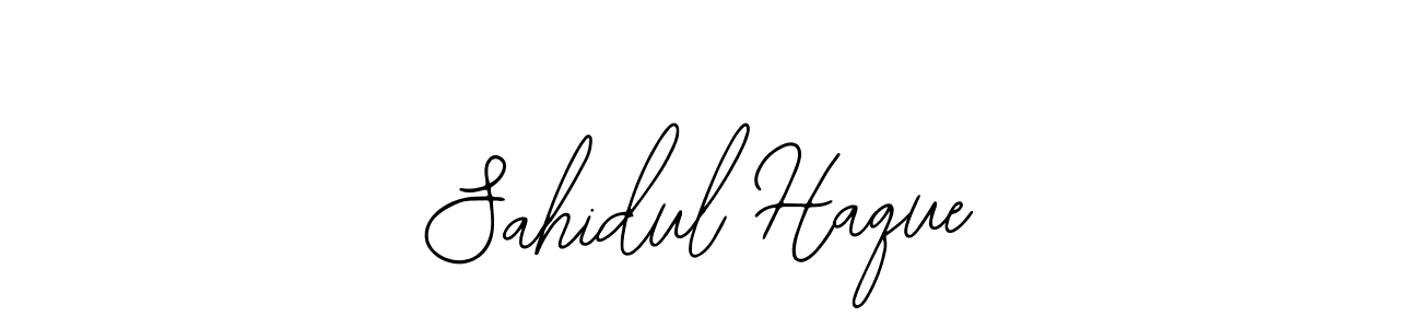 How to make Sahidul Haque signature? Bearetta-2O07w is a professional autograph style. Create handwritten signature for Sahidul Haque name. Sahidul Haque signature style 12 images and pictures png