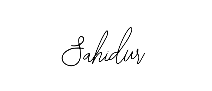 Use a signature maker to create a handwritten signature online. With this signature software, you can design (Bearetta-2O07w) your own signature for name Sahidur. Sahidur signature style 12 images and pictures png