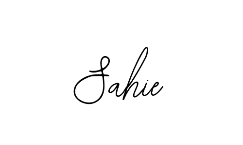 How to make Sahie name signature. Use Bearetta-2O07w style for creating short signs online. This is the latest handwritten sign. Sahie signature style 12 images and pictures png