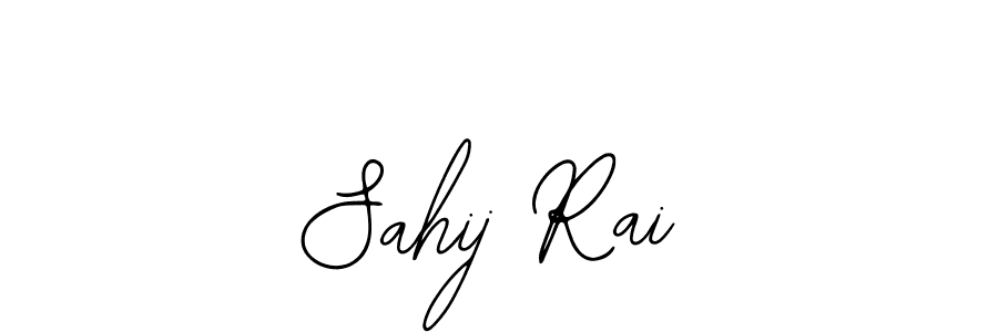 It looks lik you need a new signature style for name Sahij Rai. Design unique handwritten (Bearetta-2O07w) signature with our free signature maker in just a few clicks. Sahij Rai signature style 12 images and pictures png