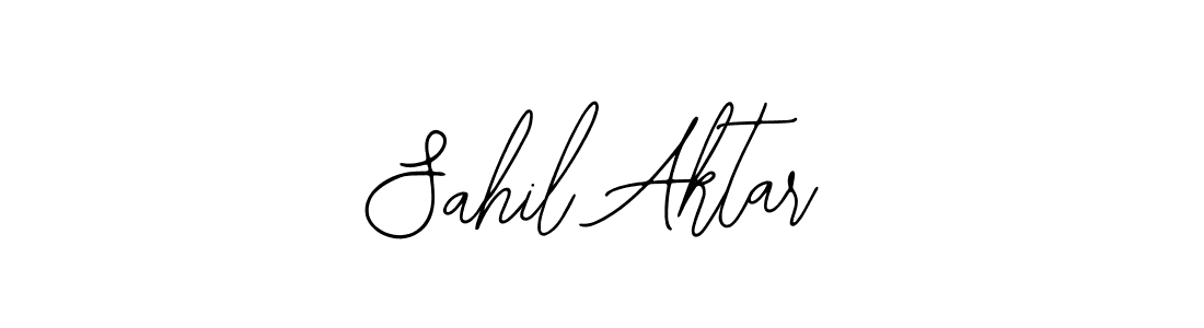 The best way (Bearetta-2O07w) to make a short signature is to pick only two or three words in your name. The name Sahil Aktar include a total of six letters. For converting this name. Sahil Aktar signature style 12 images and pictures png
