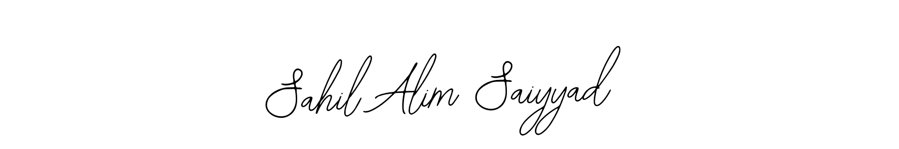 Make a beautiful signature design for name Sahil Alim Saiyyad. With this signature (Bearetta-2O07w) style, you can create a handwritten signature for free. Sahil Alim Saiyyad signature style 12 images and pictures png