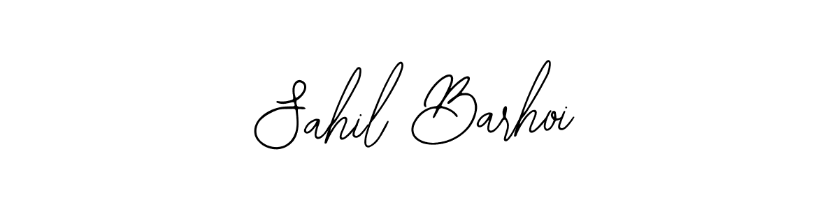 How to make Sahil Barhoi name signature. Use Bearetta-2O07w style for creating short signs online. This is the latest handwritten sign. Sahil Barhoi signature style 12 images and pictures png