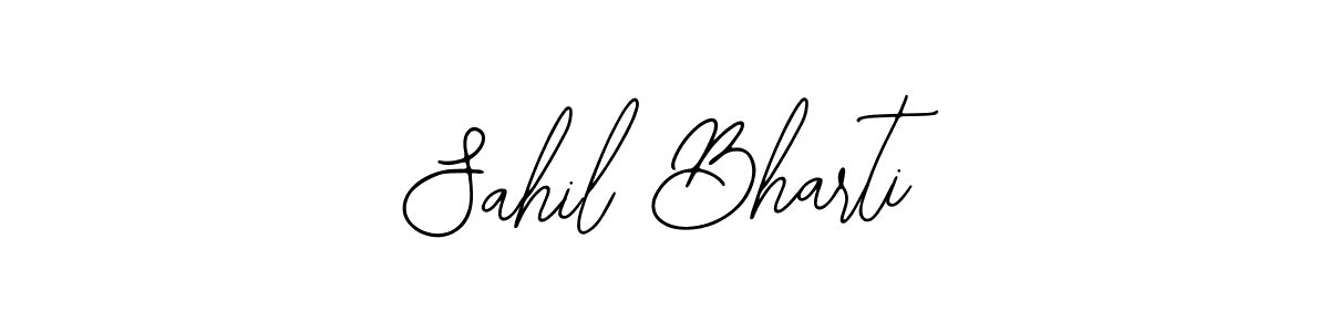 if you are searching for the best signature style for your name Sahil Bharti. so please give up your signature search. here we have designed multiple signature styles  using Bearetta-2O07w. Sahil Bharti signature style 12 images and pictures png