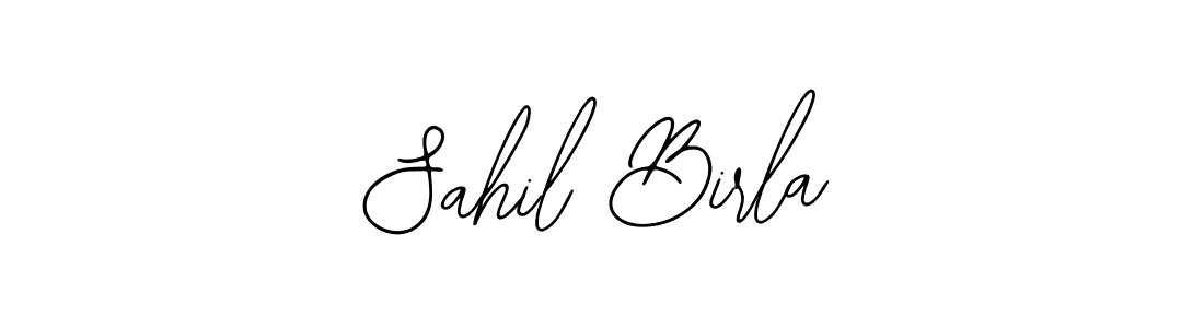 Use a signature maker to create a handwritten signature online. With this signature software, you can design (Bearetta-2O07w) your own signature for name Sahil Birla. Sahil Birla signature style 12 images and pictures png