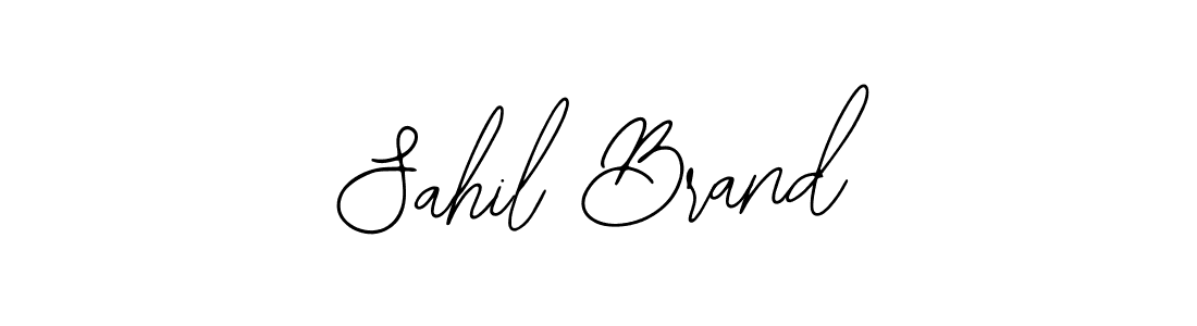 You should practise on your own different ways (Bearetta-2O07w) to write your name (Sahil Brand) in signature. don't let someone else do it for you. Sahil Brand signature style 12 images and pictures png
