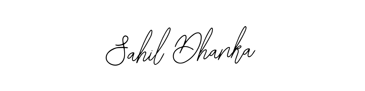 Design your own signature with our free online signature maker. With this signature software, you can create a handwritten (Bearetta-2O07w) signature for name Sahil Dhanka. Sahil Dhanka signature style 12 images and pictures png
