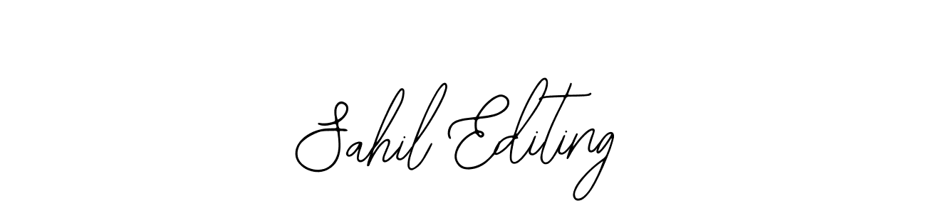 You can use this online signature creator to create a handwritten signature for the name Sahil Editing. This is the best online autograph maker. Sahil Editing signature style 12 images and pictures png